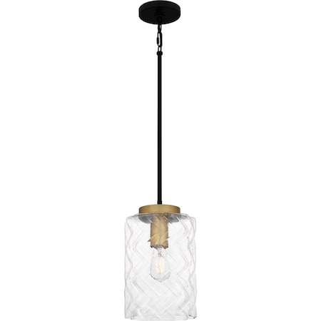Quoizel Carly Mini Pendant 1 Light Matte Black CAY1508MBK